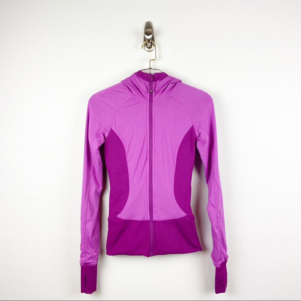 Lululemon Purple Reversible Zip-up Hoodie Jacket